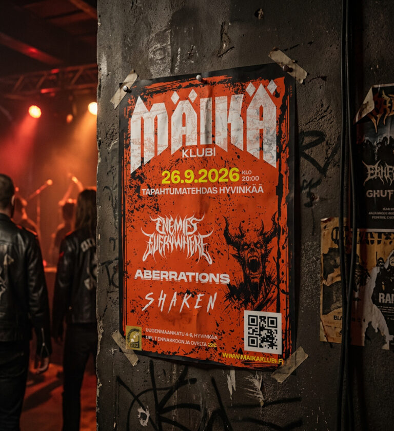 MÄIKÄ: HYVINKÄÄ – ENEMIES EVERYWHERE / SHAKEN / ABERRATIONS